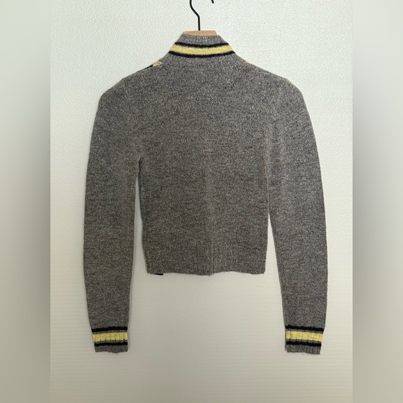 URBAN OUTFITTERS BDG Clarke Argyle Zip-Up Sweater - Picture 6 of 12